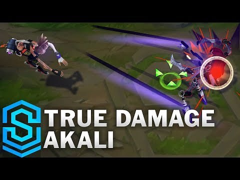 True Damage Akali Skin Spotlight - League of Legends