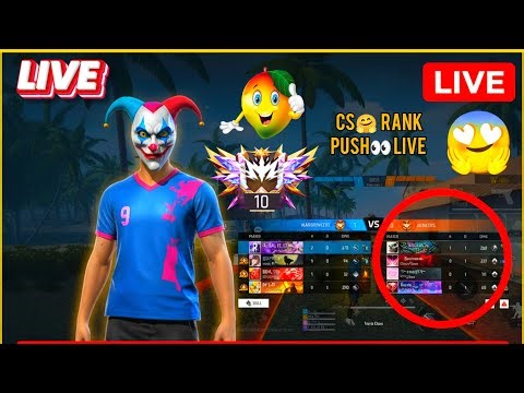 Live stream rank push top one 😱 ll in garena free fire