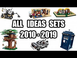 ALL LEGO IDEAS SETS FROM 2010 - 2019 (LEGO IDEAS HISTORY)