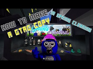 How to make a Spring Cleaning 2023 Gorilla Tag Copy