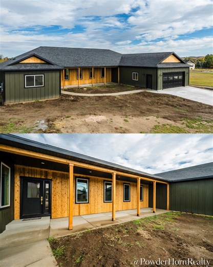 ✨ Luxury meets livability at 3 Thunderbird Drive! ✨ Built in the Powder Horn Golf Community, this stunning new home blends mountain charm with modern comfort. Enjoy over 3,000 sq. ft. of beautifully finished space - featuring 3 bedrooms, 3 bathrooms (plus 2 half-baths) a dedicated office, and a spacious family room. Cedar accents, a striking rock wall with an electric fireplace, and views of the Big Horns create the perfect Wyoming backdrop. Step outside to covered patios front and back, and a 2