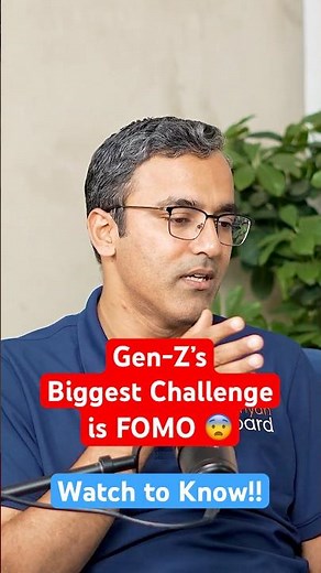The biggest challenge with Gen-Z is FOMO. #beyondthebyte #bytexl #podcast #careeradvice