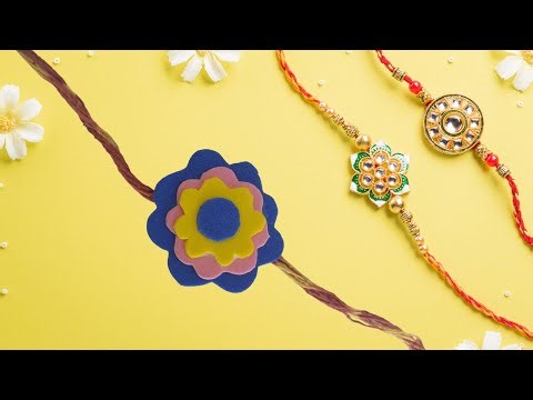 "Easy Rakhi Making Ideas for Kids 🎨 | DIY Rakhi at Home DIY"