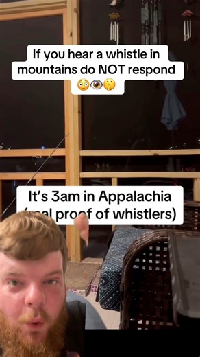 Man hears a creature whistle at him at 3 am in the mountains 😳 #creature #sad #scary #whistle #Appalachia #monster | itsweirdtime
