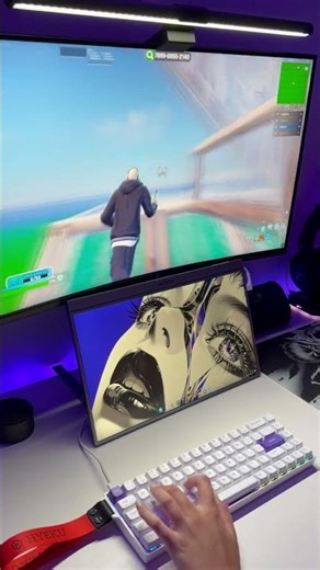 Magnetic keyboard for less than R$250! #fortnite #keyboard #gamer #review #viral