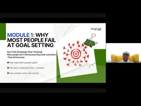 IGOGLOBAL GOAL SETTING SEMINAR BY THE CEO