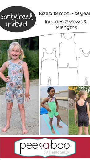 Cartwheel Unitard Pattern Release