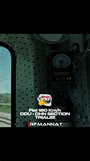 “ Dhanbad 180 Km/h Trial 😈Beast Mode 🔥” ll #indianrailways #highspeedtrain #trainshorts #attitude