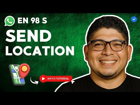 How to SEND Your LOCATION via WHATSAPP in 98 S