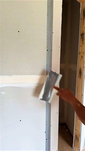 Satisfying drywall corner finishing | Perfect wall repair technique