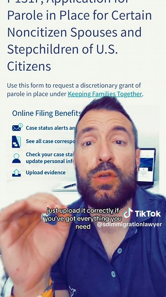 Cases for parole in place are processed fast if you do it right. #paroleinplace text me number in bio #greencard #immigration #sdimmigrationlawyer