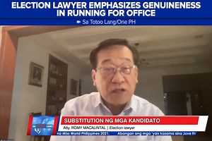 30K views · 449 reactions | In a #SaTotooLang interview, election lawyer Atty. Romulo Macalintal urges the Commission on Elections to clarify the rules on candidate substitution. Macalintal adds they should not make the elections a "mockery." #BilangPilipino2022 | via One PH | ONE News | Facebook
