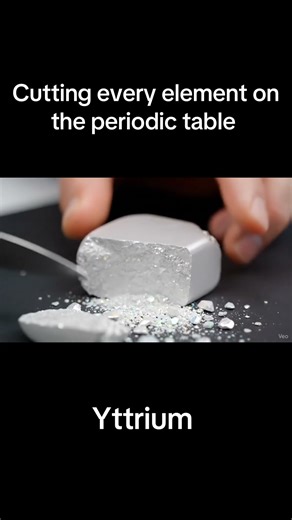 YTTRIUM Looks Normal… Until You Try to CUT It 😨🔪