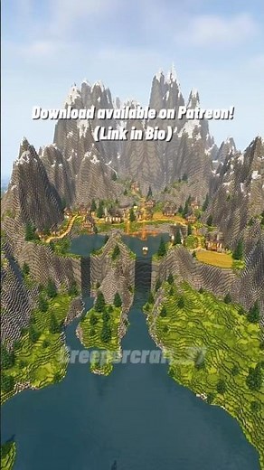 Minecraft: Mountain Village! | Timelapse | #minecraft #minecraftbuilding #timelapse #shorts