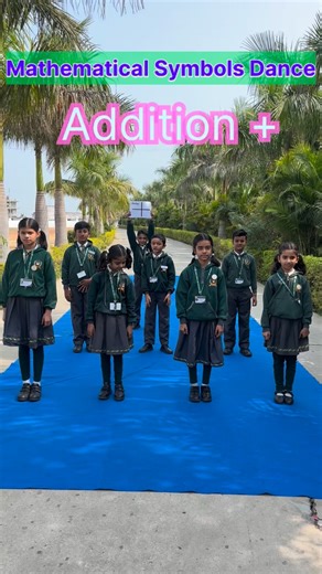 Delhi Public Sec. School, Khurai on Instagram: ""Maths Made Fun : Symbol Dance Song." Get ready to move ,dance,and learn! This maths song and dance activity help students learn maths symbols through music and movement. #primarystudent #dpss #khurai #activitylearningbased #mathsactivity"