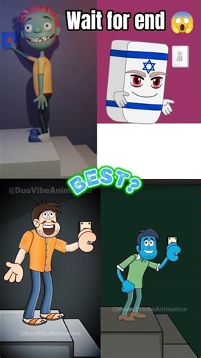 BEST Animation Stair Challenge 😱🔥 | Funny Characters Comparison | Who Did It#animation#shortvideo🤯