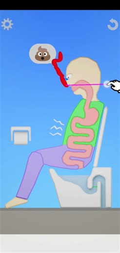 He pooped so hard it went up his nose to the top of his head roblox #roblox #funny #gaming #viral