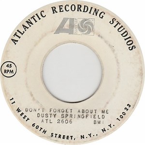 Dusty Springfield - Don't Forget About Me