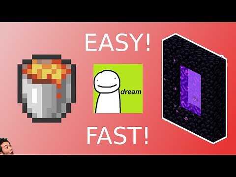 Fast Nether Portal Dream Style (Simple Tips and Tricks #2)