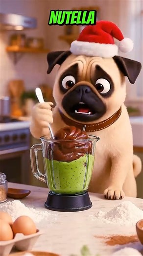 DANG! We Gave Santa Diarrhea! 💩🍪 #pug #christmas #prank