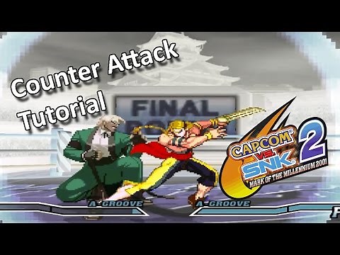 Capcom Vs. SNK 2 Tutorial - Alpha Counter (Counter Attack)