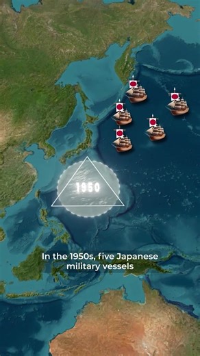 The Ocean Where Ships Vanish Without a Trace 😨 #dragontriangle #oceanmystery #sealegends Known in Japan as Ma no Umi, the Devil’s Sea is one of the most dangerous areas on Earth. Compasses fail, methane eruptions disturb the sea, and hidden volcanoes shake the ocean floor. In 1281, Kublai Khan’s invasion fleet sank here, destroying thousands of ships. A thousand years later, the Japanese research vessel Kaiyō Maru No. 5 also disappeared while investigating the mystery.