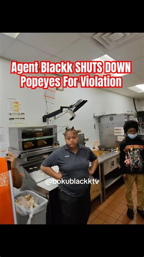 CHICKEN ON THE FLOOR 😳 #fyp #viral #shorts #inspection #gonewrong #agentblackk #bokublackk