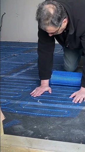 How To Install Electric Underfloor Heating #underfloorheating #diy