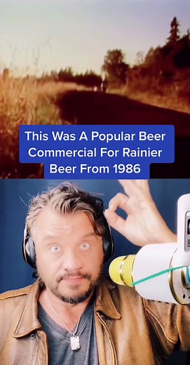 Popular TV Commercial From 1986 🍺. #rainierbeer#tvcommercial#80s#pnw Have you ever tried Rainier Beer? ❓