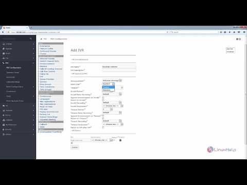 How to add System Recordings and create IVR in Elastix
