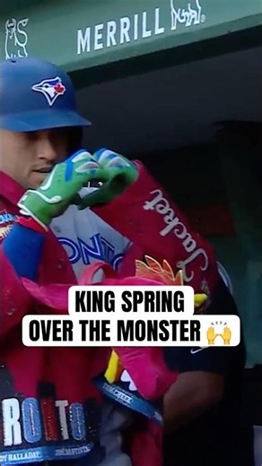 George Springer is MONSTER hunting 😮‍💨 #MLB #Toronto #BlueJays