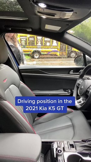 2021 Kia K5 GT Driving Position Overview