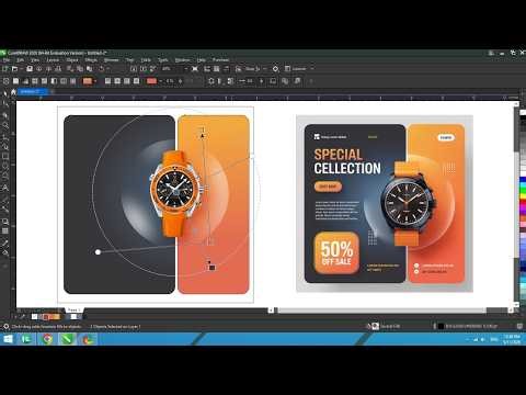 Next Level Shape Design in CorelDRAW 🔥
