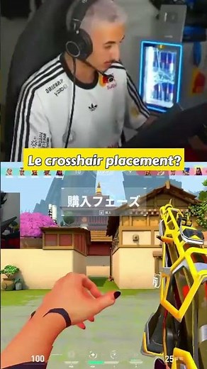The secret to crosshair placement #valorant #valoranten #twitch #ragevl