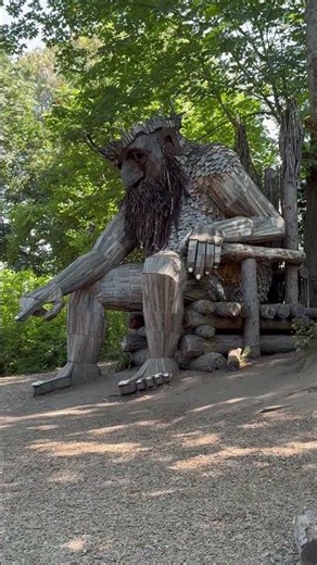 Oscar the bird king troll on Vashon Island. #troll #vashonisland #pnw #washington #cool