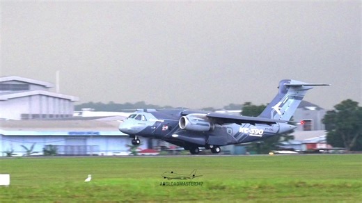 Embraer KC-390 Smooth Landing at SZB Airport