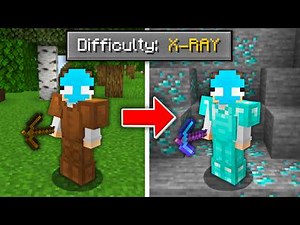 Minecraft, But Xray Is ALWAYS On...