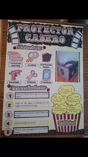 Proyecto Proyector Casero para Exposición Escolar