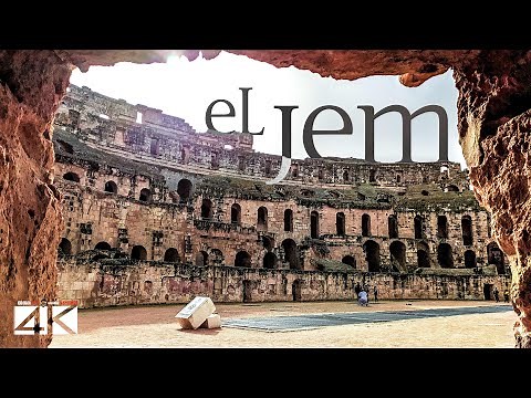 【4K】🇹🇳 The Amphitheatre of EL JEM 🔥 TUNISIA 🔥 UltraHD Travel Video