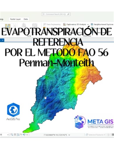 Evapotranspiración de referencia ETo FAO-56 Penman‑Monteith