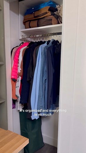 1.5K views · 11 reactions | Here's how we made our small closet better with Modular Closets ! #ClosetOrganization #modularclosets #closetsystems | Jonathan&Jenna Home | Facebook