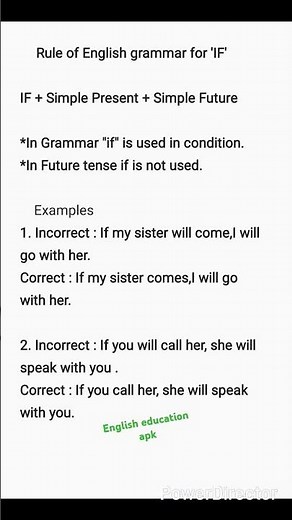 How to use if clauses in sentence #how to use if in English grammar#if #ifclause#englishgrammar#yt