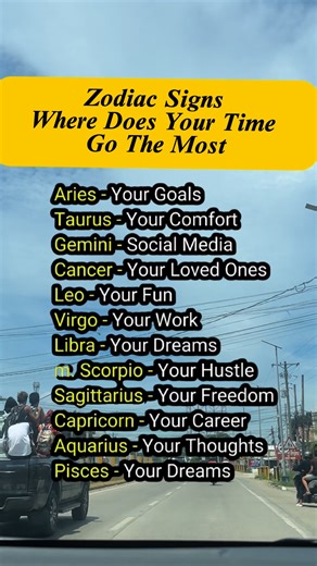 22K views · 135 reactions | Zodiac Signs Where Does Your Time Go The Most #zodiac #fyp #fyp #astrology #fblifestyle | Sabrosong Pinoy | Facebook