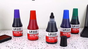 Self-Inking Refill Ink - Red - 25cc (0.9oz)