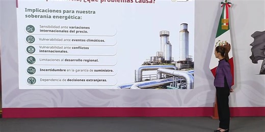 Gobierno presenta plan para aumentar la producción de gas natural en México