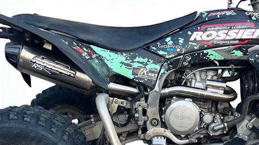 🔥 Rossier Engineering is bringing serious performance upgrades to the Yamaha YFZ450R and Raptor 700R. Their R4 and R5 exhaust systems are available right now, built in stainless steel and aluminum — or in trick, lightweight materials like titanium and carbon fiber for riders who want top-tier performance and weight savings. These are some of the cleanest, best-built pipes in the sport ATV world. 👉 Watch our full breakdown in Quad-Cast EP 4 on YouTube! #RossierEngineering #YFZ450R #Raptor700R #