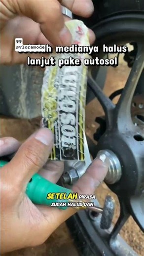 tutorial poles rasa chrome #restorasi #modifikasi #otomotif