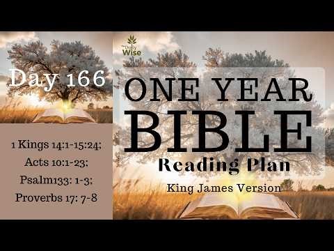Day 166 of 365 Bible Reading Plan | KJV Holy Bible Audio - Calm and Soothing Male Voice Narration