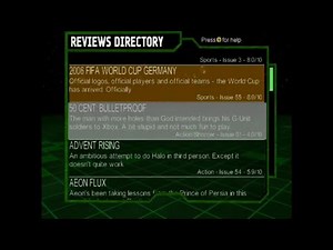 Official Australian Xbox Magazine reviews directory pt 1 (A-B) - (original Xbox)