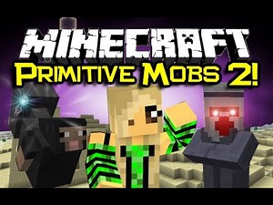Minecraft PRIMITIVE MOBS 2 MOD Spotlight! - New EPIC Mobs! (Minecraft Mod Showcase)